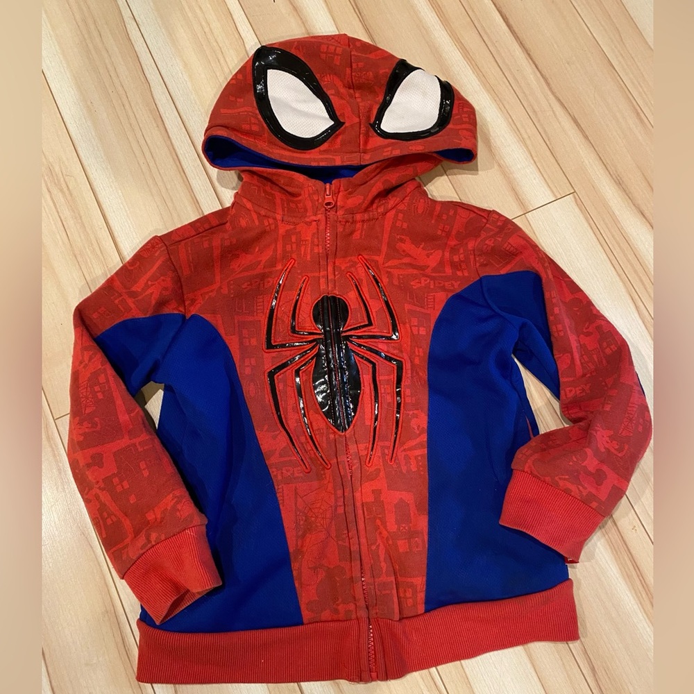 Marvel Red and Blue Spider-Man Hoodie